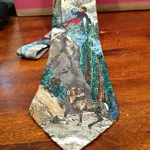 Cliff Climber Necktie Americana Series Tango By Max Raab